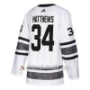 Män Ishockey Toronto Maple Leafs tröja Auston Matthews 34 Vit 2019 All-Star Adidas Authentic